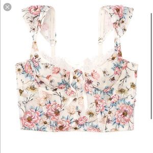 Victoria’s Secret Unlined Bra Top Floral Tik Tok
